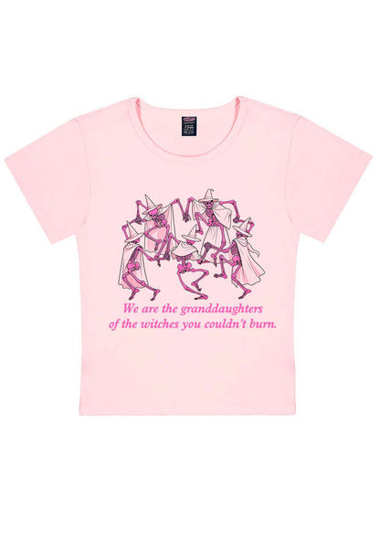 Halloween Granddaughters Of The Witches Y2K Baby Tee Cherrykitten