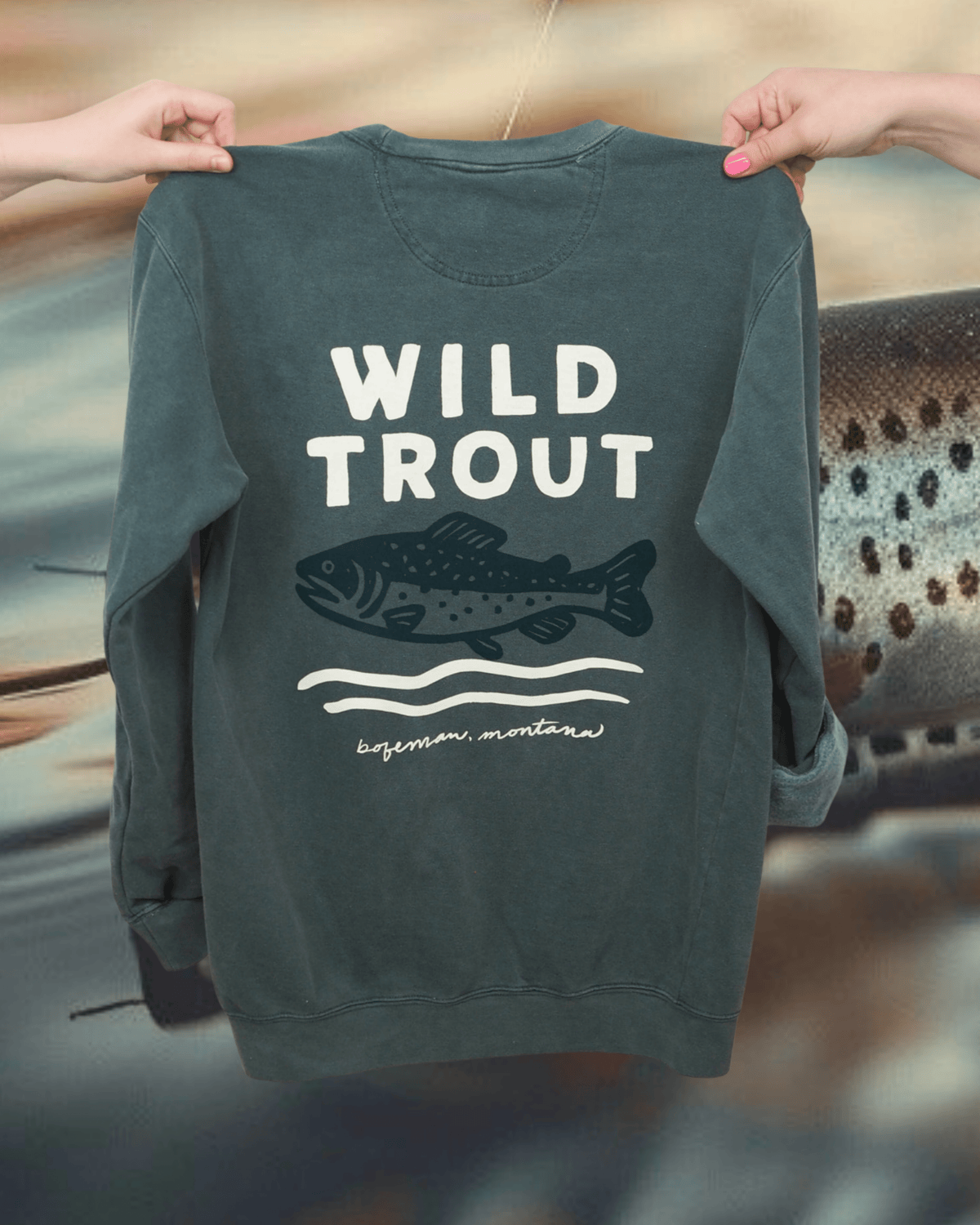 "Wild Trout" Pullover
