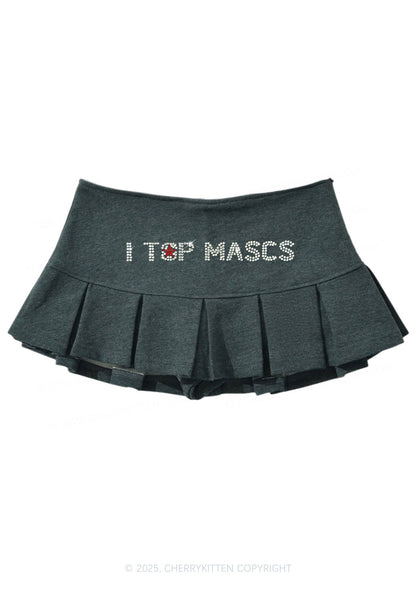 Rhinestone I Top Mascs Pride Y2K Mini Pleated Skirts Cherrykitten