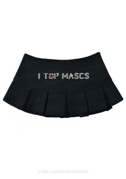 Rhinestone I Top Mascs Pride Y2K Mini Pleated Skirts Cherrykitten