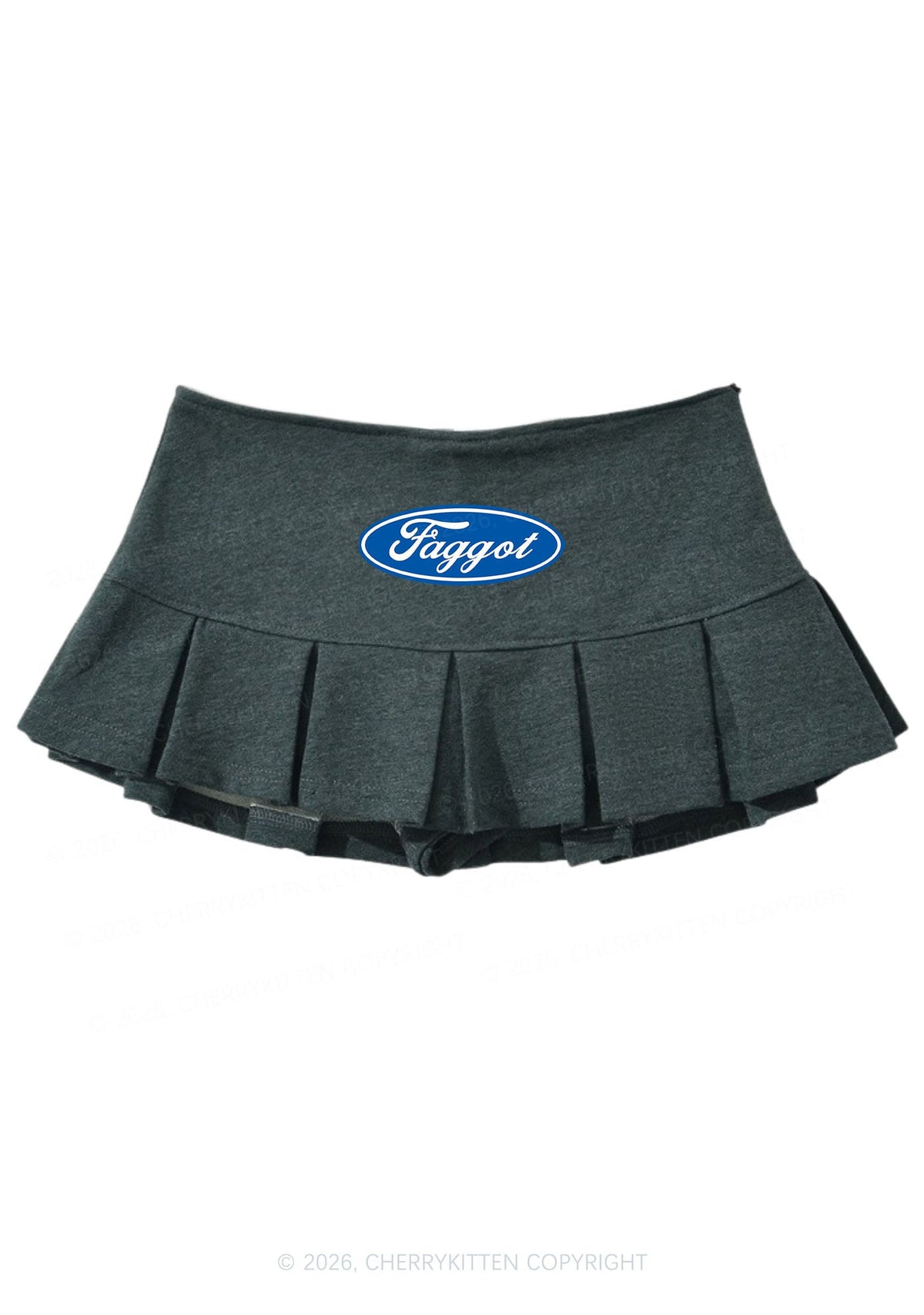 Faggot Pride Y2K Mini Pleated Skirts Cherrykitten