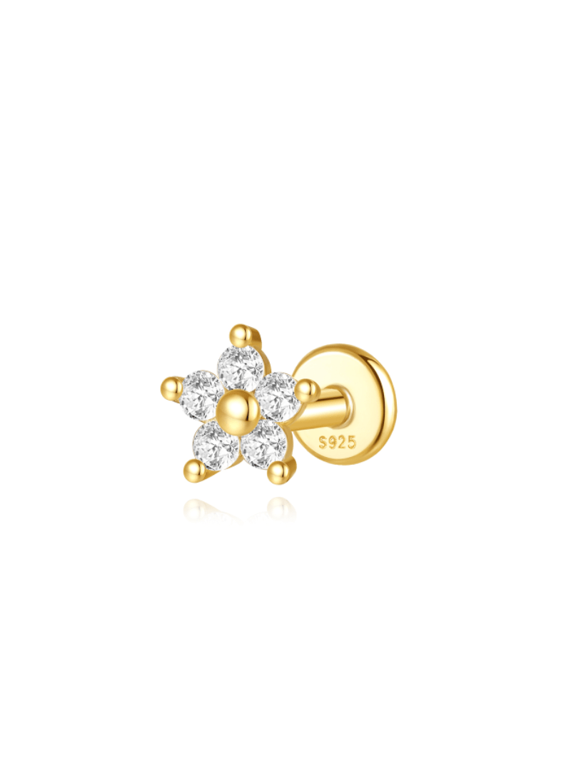 KOSINER 925 Sterling Silver Classic Flower Set