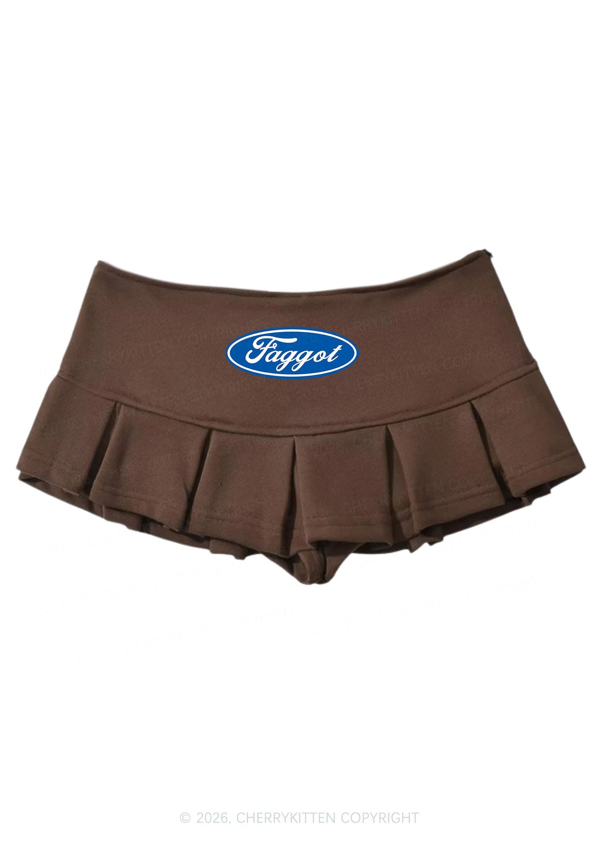 Faggot Pride Y2K Mini Pleated Skirts Cherrykitten