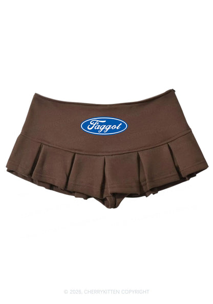 Faggot Pride Y2K Mini Pleated Skirts Cherrykitten