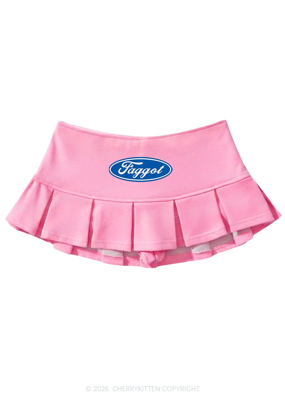 Faggot Pride Y2K Mini Pleated Skirts Cherrykitten