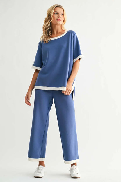 Kaya Crepe Knit Top