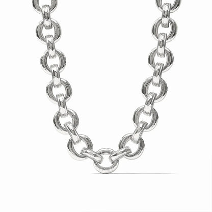 Cannes Demi Link Necklace - Silver