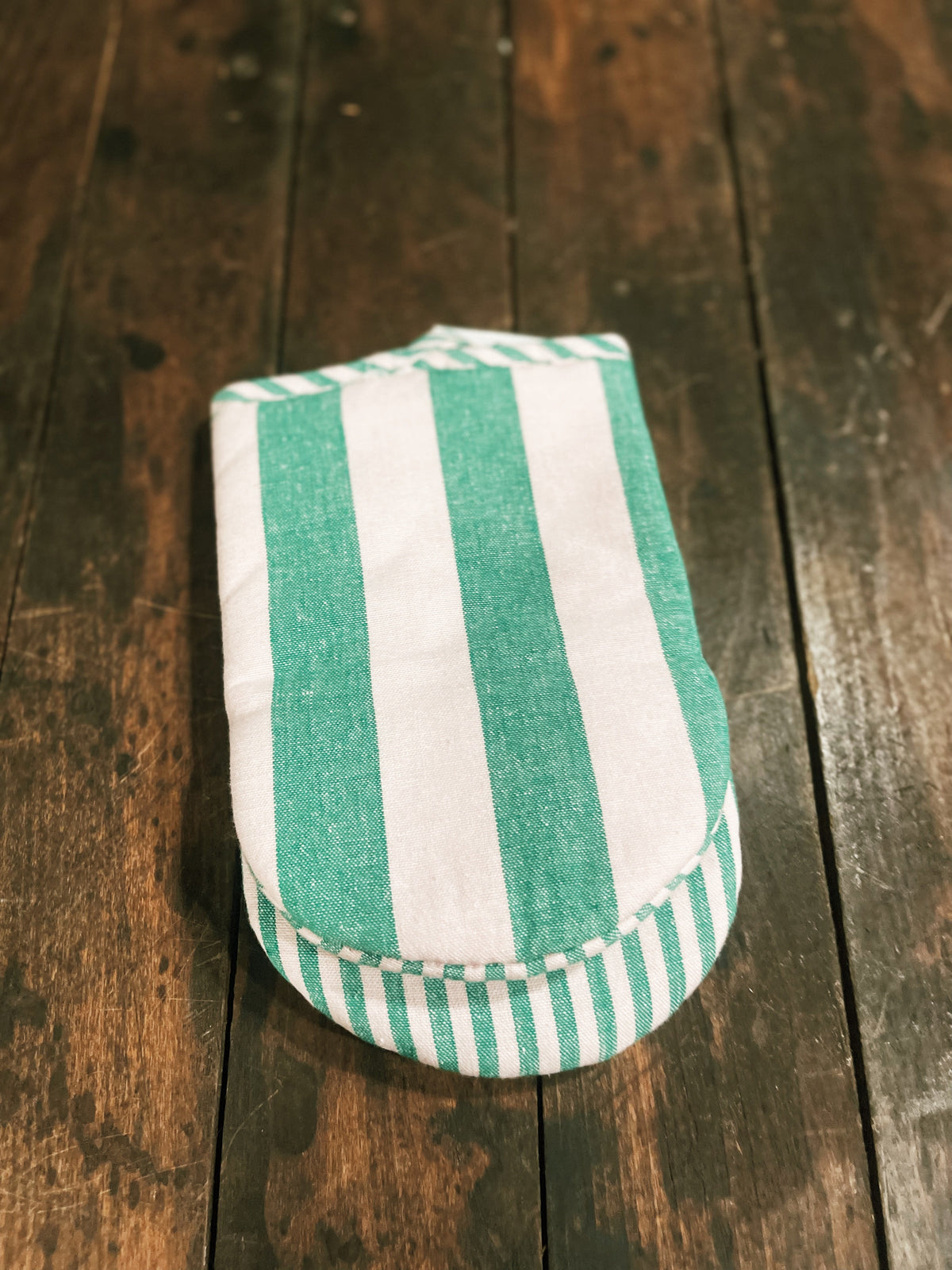 Striped Oven Mitt
