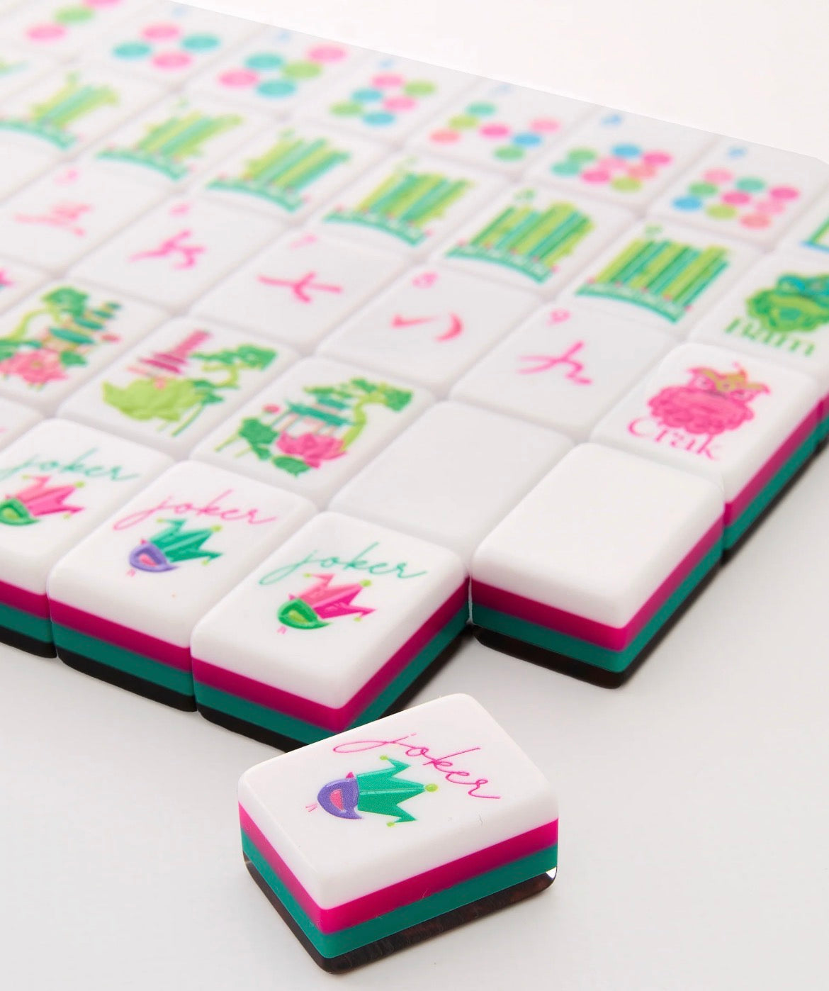 Glow Wild Mahjong Tile Set