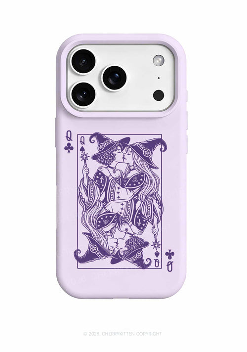 Halloween Witches Queen Kiss Y2K Phone Case Cherrykitten