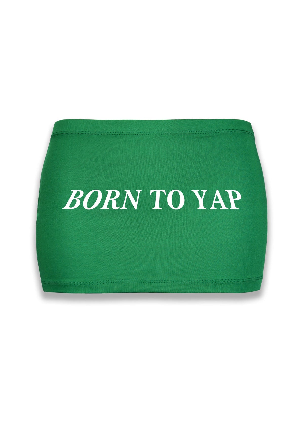 Born To Yap Y2K Mini Hip Skirt Cherrykitten