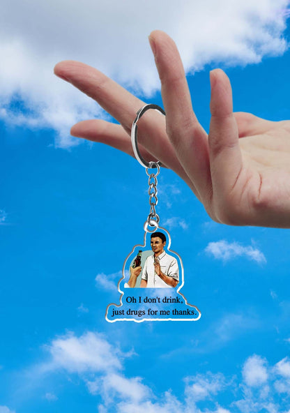 Oh I Don't Drink 1Pc Y2K Keychain Cherrykitten