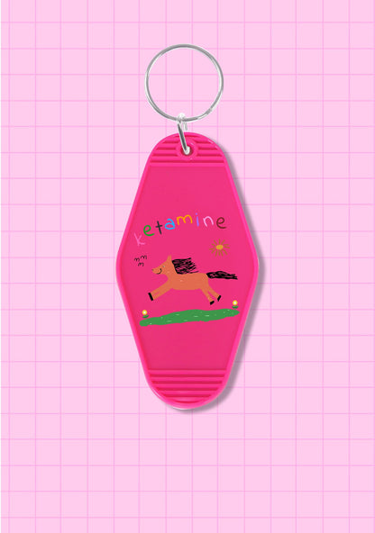 Orange Pony 1Pc Y2K Hotel Keychain Cherrykitten