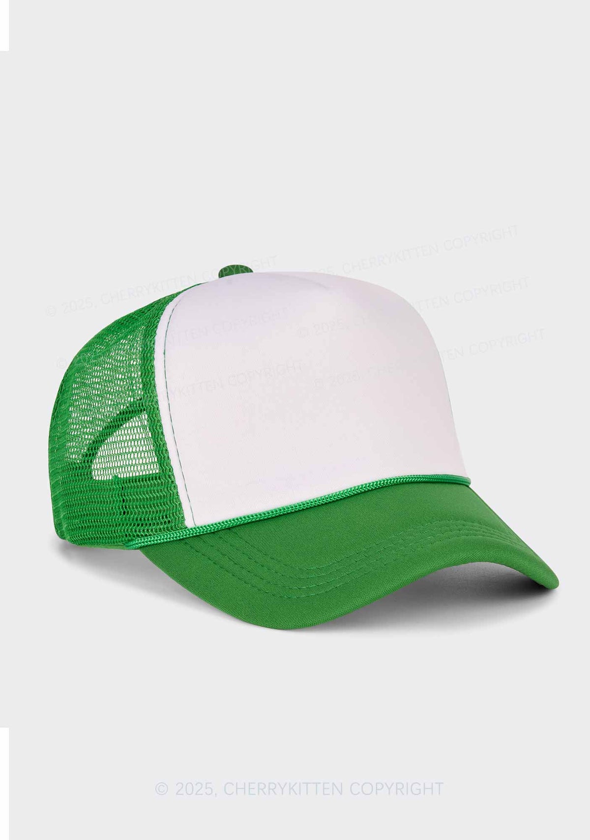 Mommy Needs a Cigarette Y2K Colorblock Trucker Hat Cherrykitten