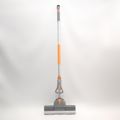 TRIPLE Roller PVA Sponge Mop – Super Absorbent Telescopic Floor Mop for Indoor Cleaning