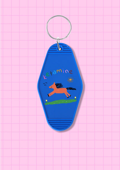 Orange Pony 1Pc Y2K Hotel Keychain Cherrykitten