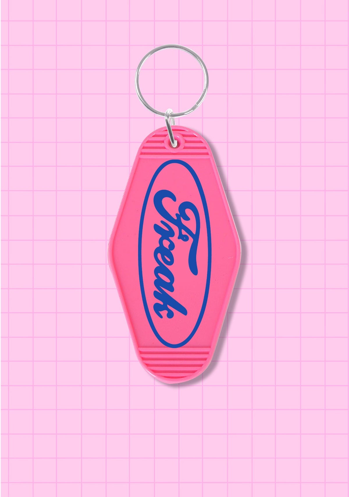 Oval Freak 1Pc Y2K Hotel Keychain Cherrykitten