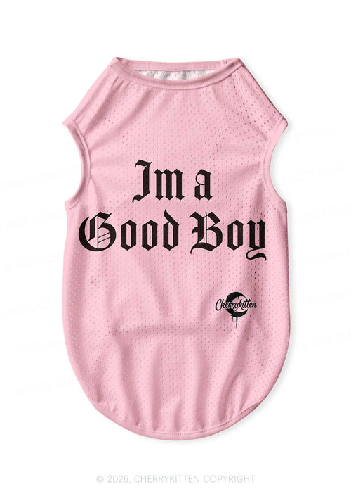 I Am A Good Boy Y2K Pet Jersey Cherrykitten