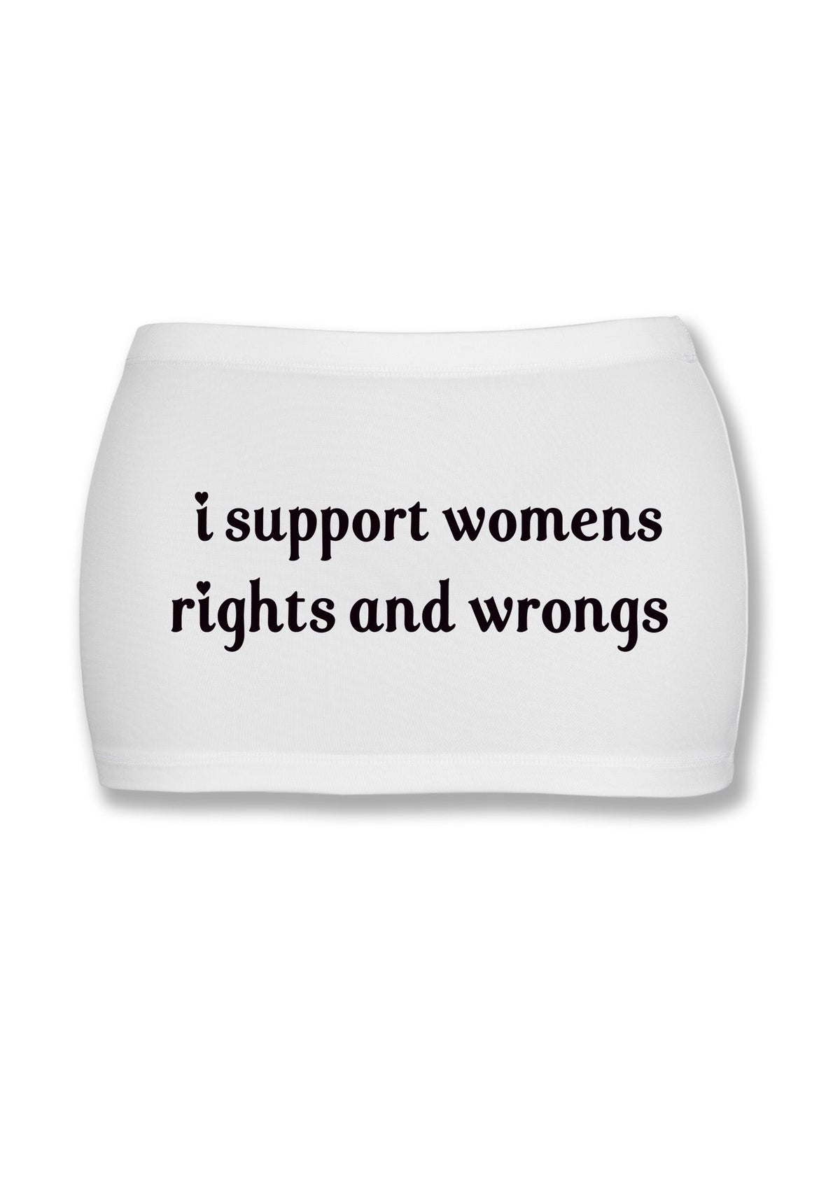 I Support Women Y2K Mini Hip Skirt Cherrykitten