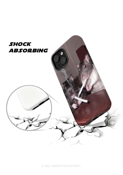 Smoking Rats Y2K Phone Case Cherrykitten