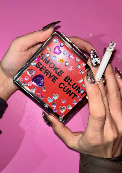 Smoke Blunt Y2K Cigarette Case Cherrykitten