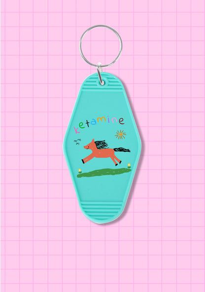 Orange Pony 1Pc Y2K Hotel Keychain Cherrykitten