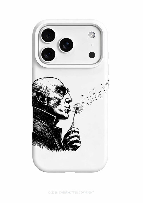 Halloween Vampire Blowing Dandelion Y2K Phone Case Cherrykitten