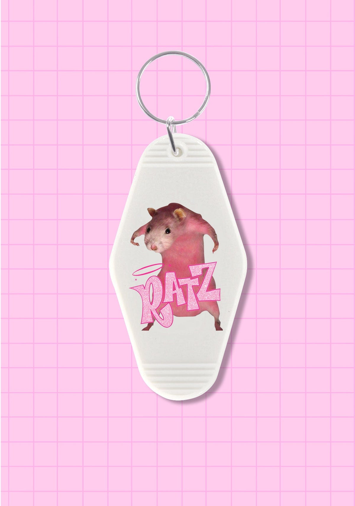 Pink Ratz 1Pc Y2K Hotel Keychain Cherrykitten