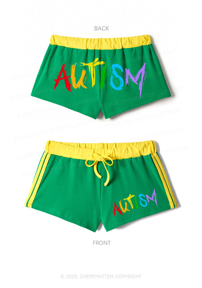 Satan Autism Y2K Drawstring Mini Shorts Cherrykitten
