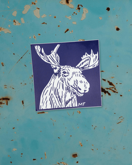 "Montana Moose" Sticker