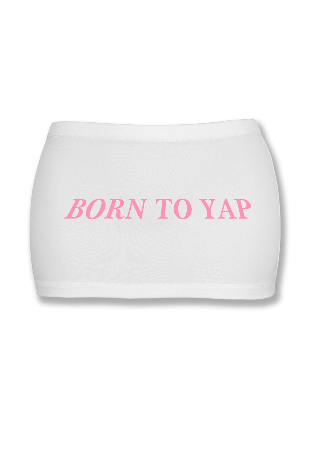 Born To Yap Y2K Mini Hip Skirt Cherrykitten