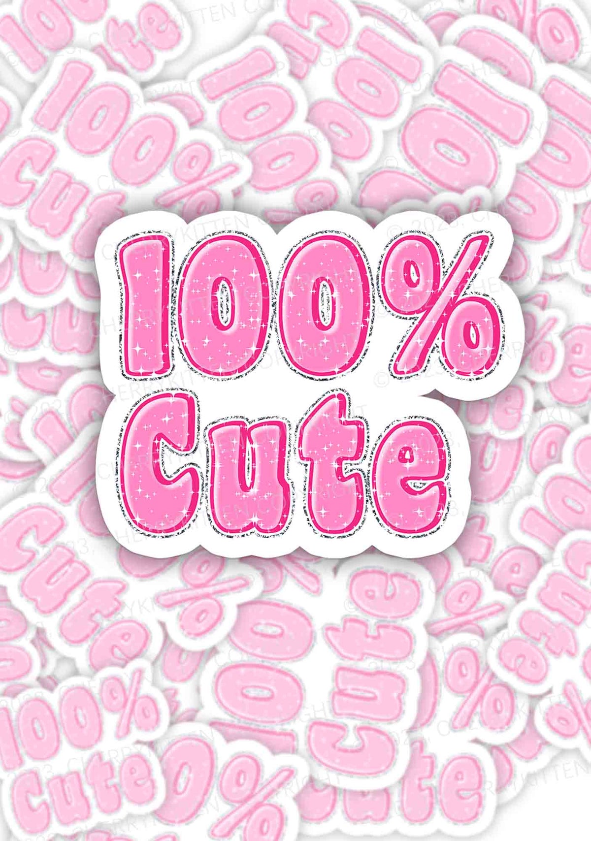 Cherrykitten Favorites Pink Y2K Stickers Pack Of 11