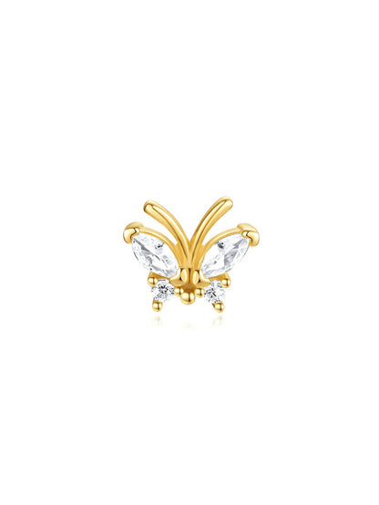 KOSINER 925 Sterling Silver Delicate Butterfly Set