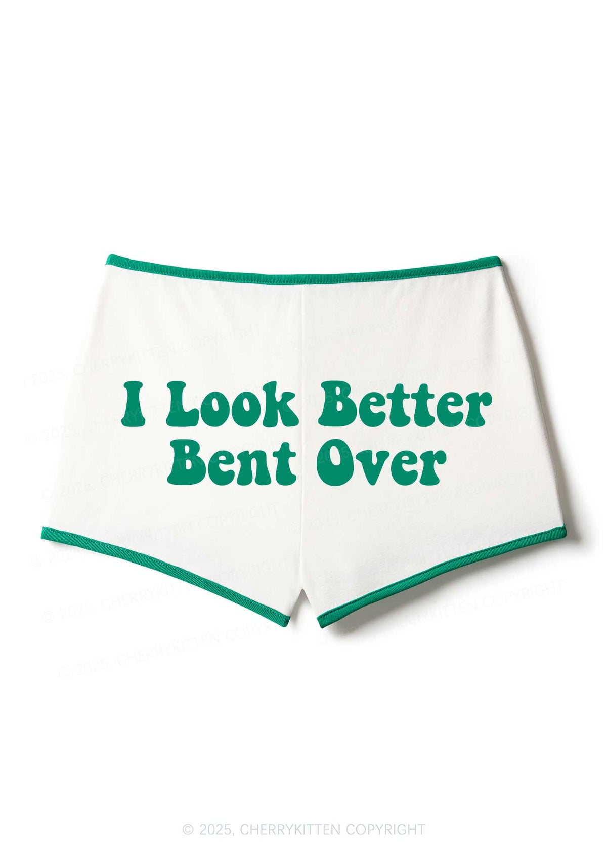 Look Better Bent Over Y2K Booty Shorts Cherrykitten