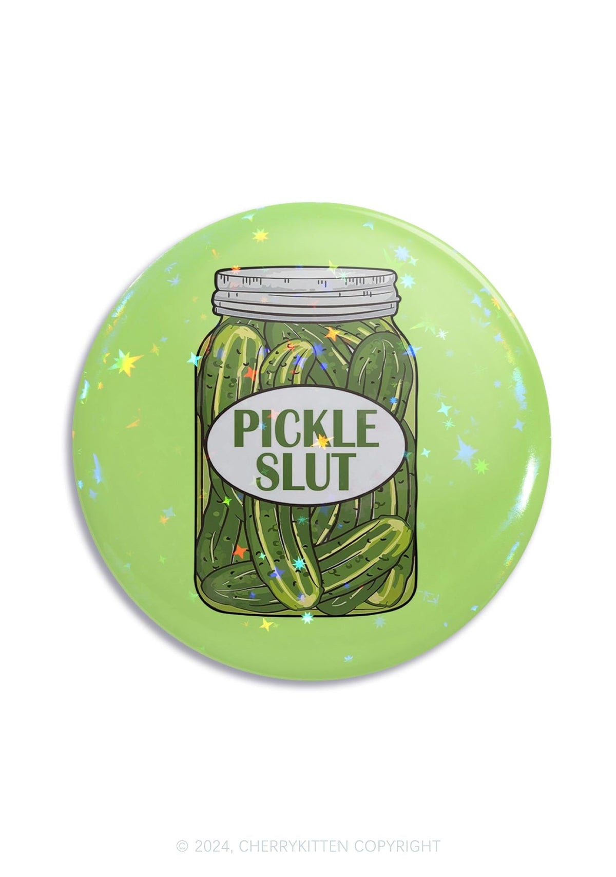 Pickle Slxt 1Pc Y2K Pin Badge Cherrykitten