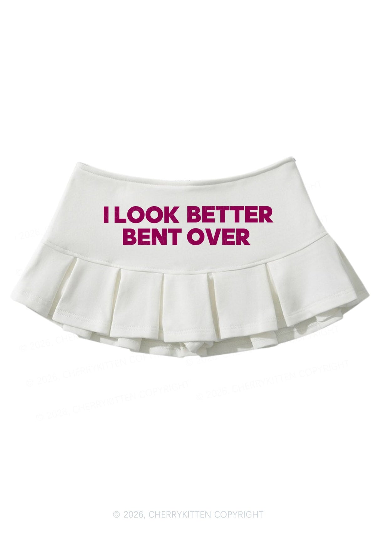 Look Better Bent Over Y2K Mini Pleated Skirts Cherrykitten