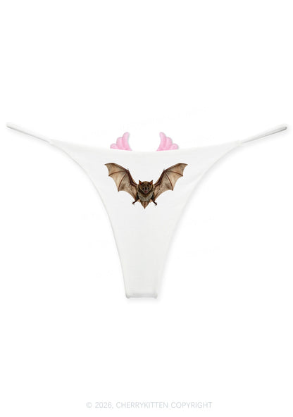 Flying Bat Y2K Goth Angel Wings Bikini String Thong Cherrykitten