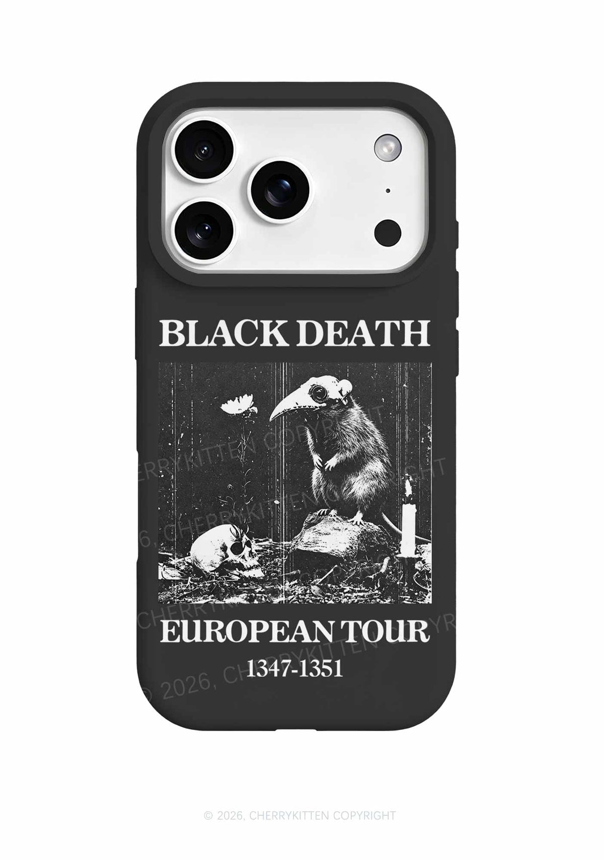 Halloween Skeleton Plague Doctor Rat Y2K Phone Case Cherrykitten