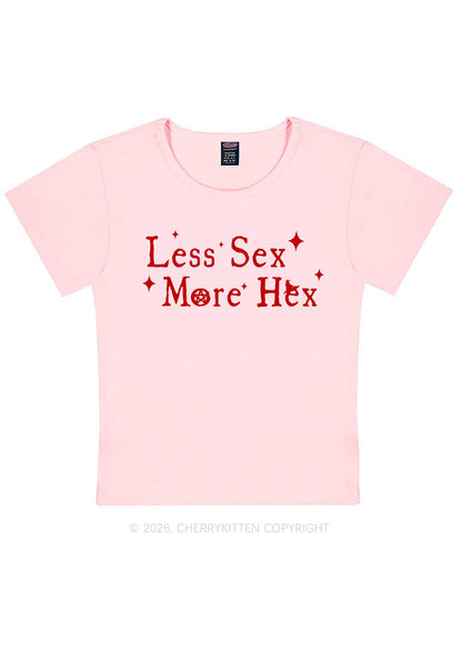 Less Sx More Hex Y2K Baby Tee Cherrykitten