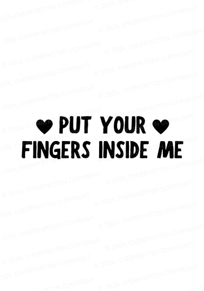 Put Your Fingers Inside Me Y2K Bikini String Thong Cherrykitten