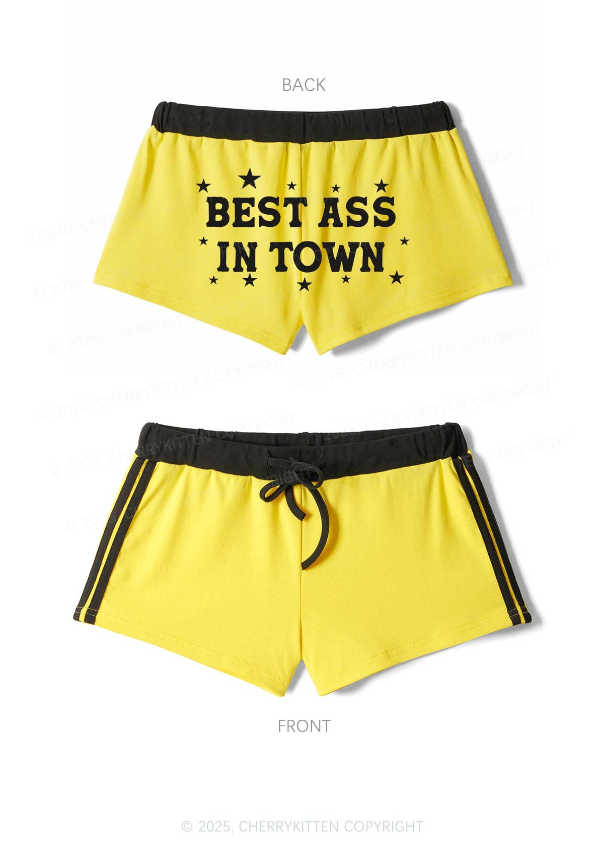 Best In Town Y2K Drawstring Mini Shorts Cherrykitten