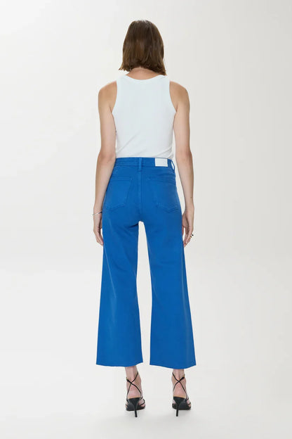 Penny Crop High Rise Wide Leg Crop - Ciel