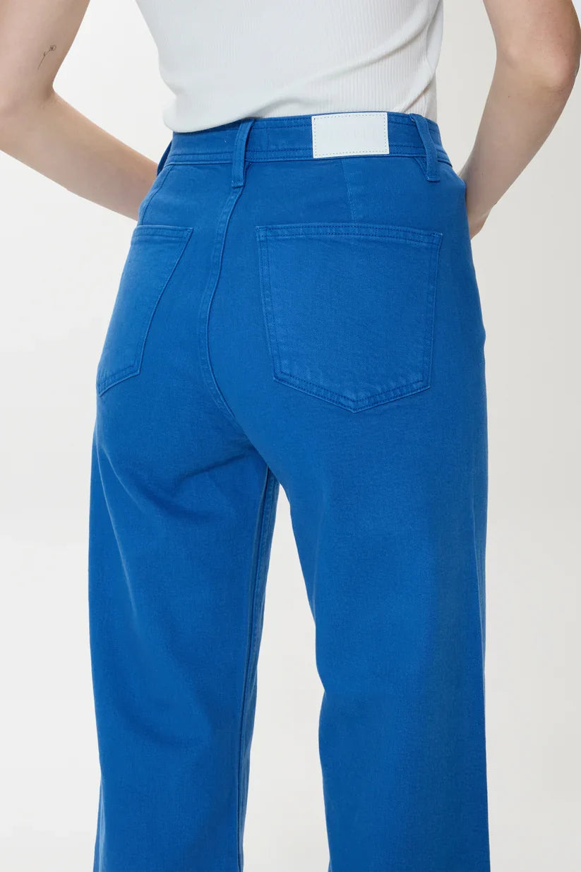 Penny Crop High Rise Wide Leg Crop - Ciel
