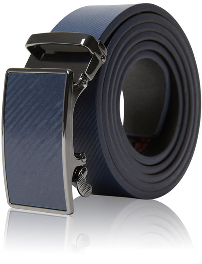 Genuine Leather Ratchet Belt – No Holes, Custom Fit