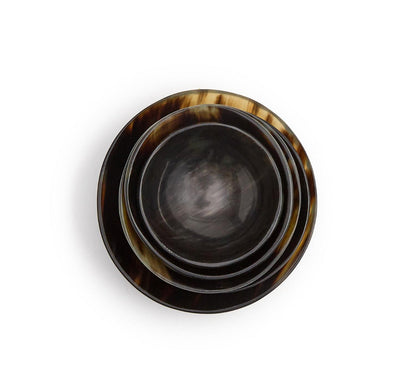 Set of 5 Horn Trinket Tray/bowl