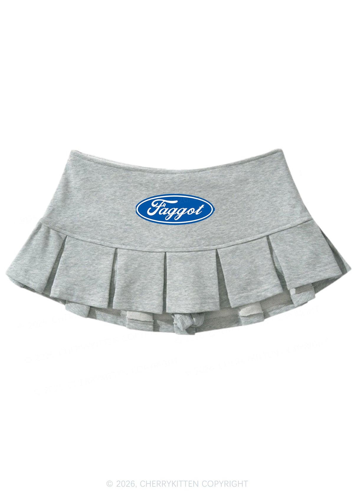 Faggot Pride Y2K Mini Pleated Skirts Cherrykitten