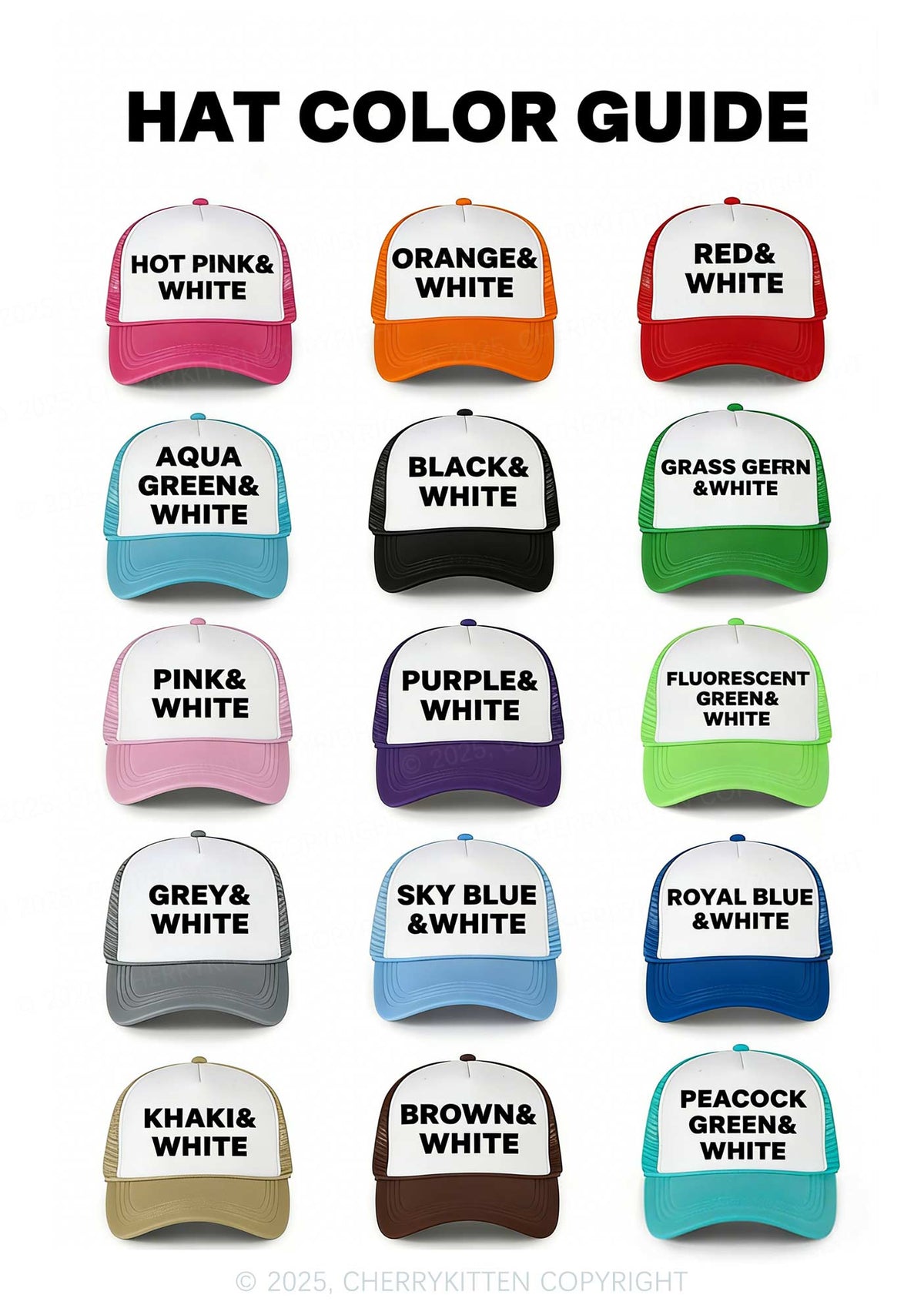 Custom Text Y2K Trucker Hat Cherrykitten