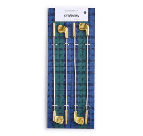 Golf Club Drink Stirrers-Set of Four