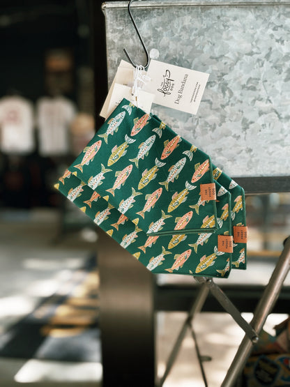 The Foggy Dog - Gone Fishing Dog Bandana