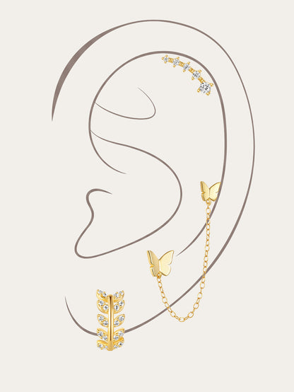 KOSINER 925 Sterling Silver Versatile Multi-Style Set